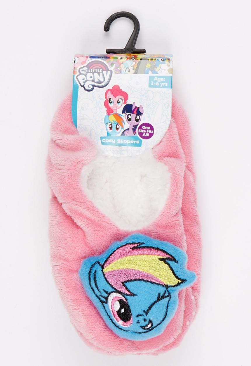 Character Fashion - My Little Pony Sherpa Slippers Multi-colour