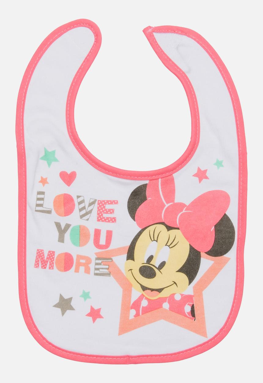 Character Baby - Minnie Mouse Jersey Bib Multi-colour