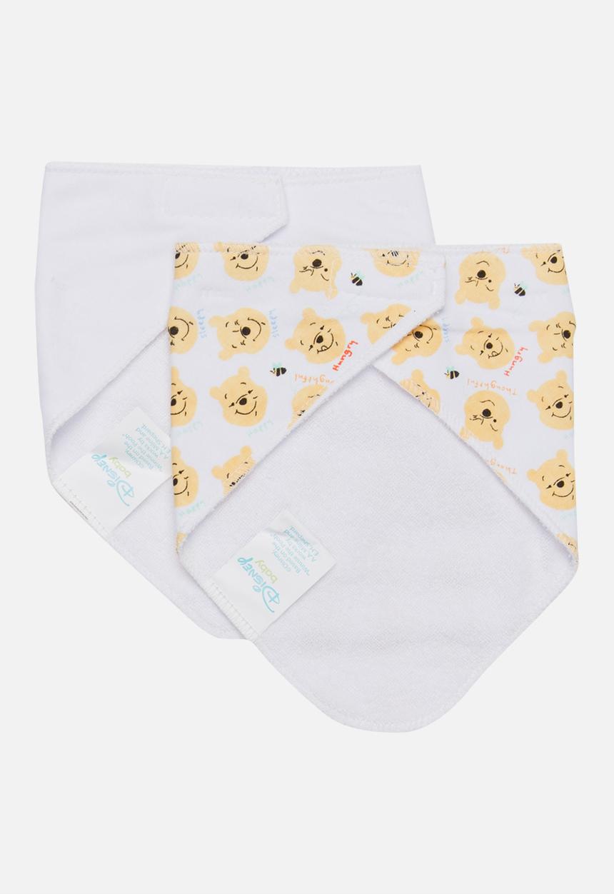Character Baby - Winnie The Pooh 2 Pack Bandana Bibs Multi-colour