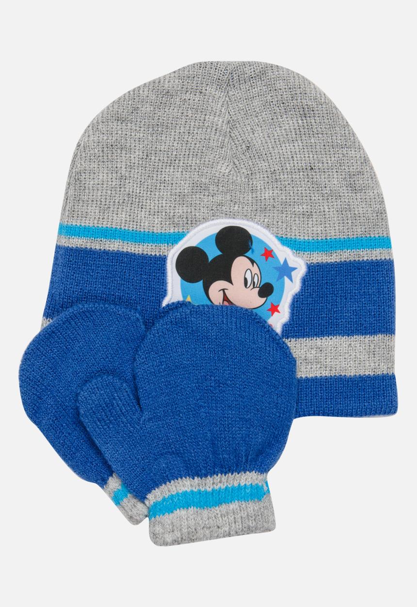 Character Baby - Mickey Mouse Beanie and Mittens Sets Multi-colour