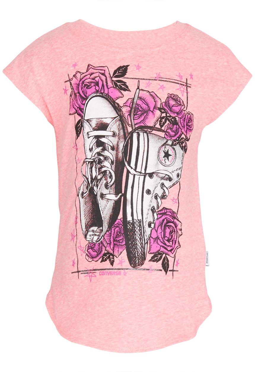 Converse - Chuck N Roses Tee Mid Pink