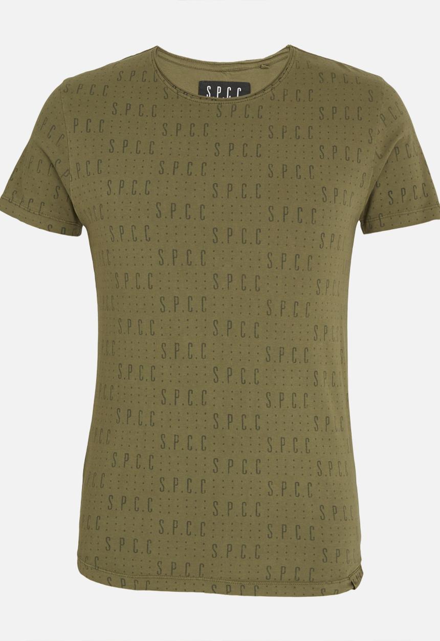 S.P.C.C - SPCC Rotary Print Crew Tee Khaki Green