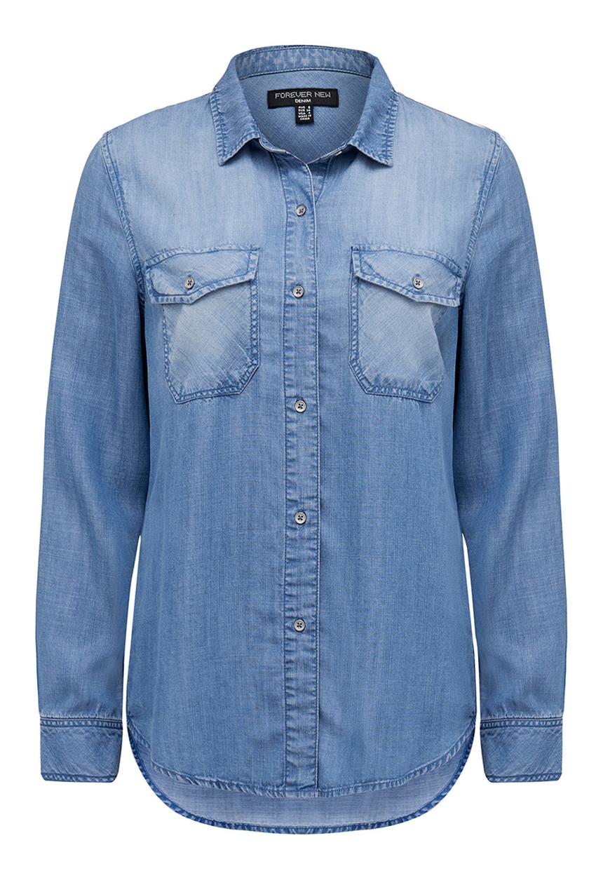 Forever New (Spree) - Sofi Denim Shirt Blue