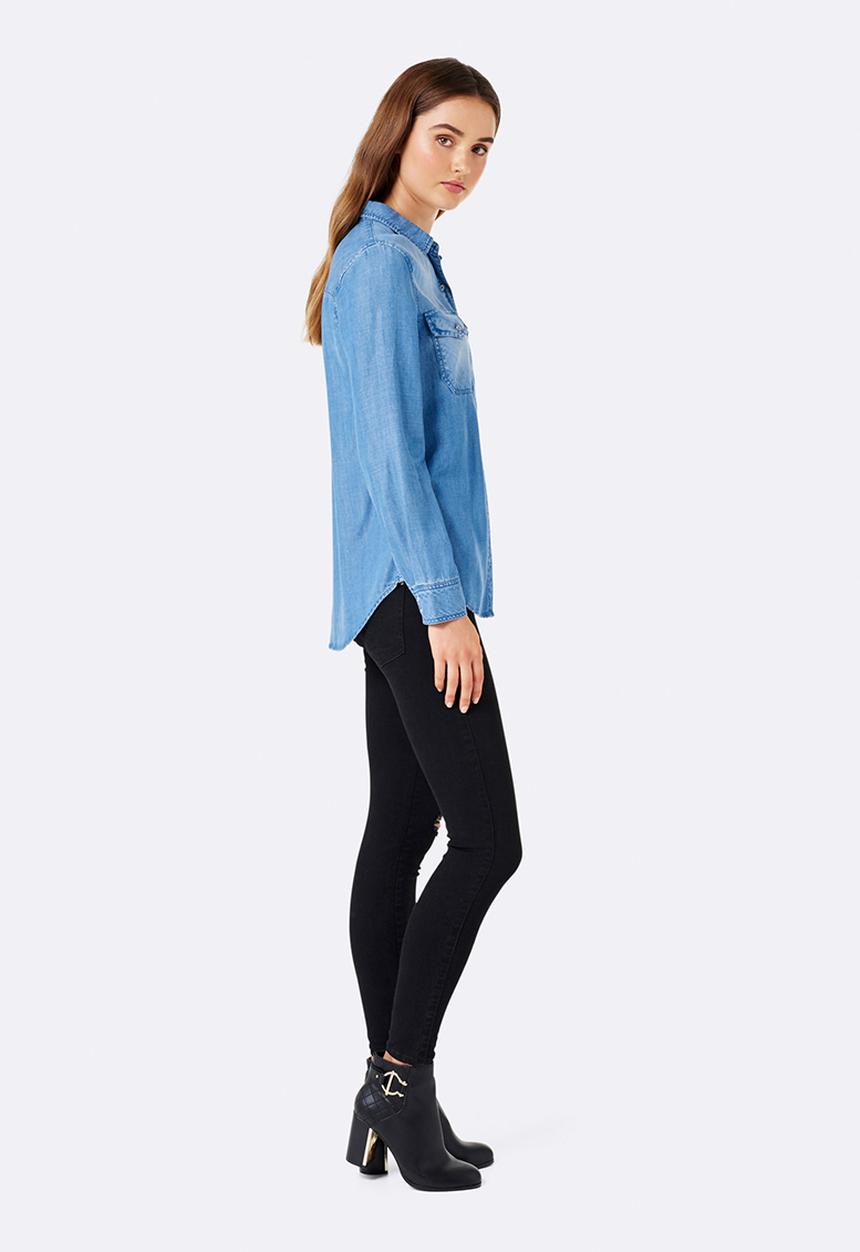 Forever New (Spree) - Sofi Denim Shirt Blue
