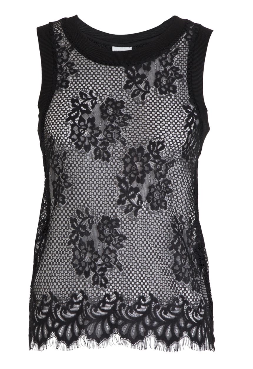 Noisy May - Nora Lace Top Black