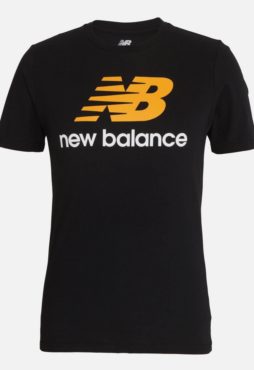 New Balance  - Stacked Logo Tee Black