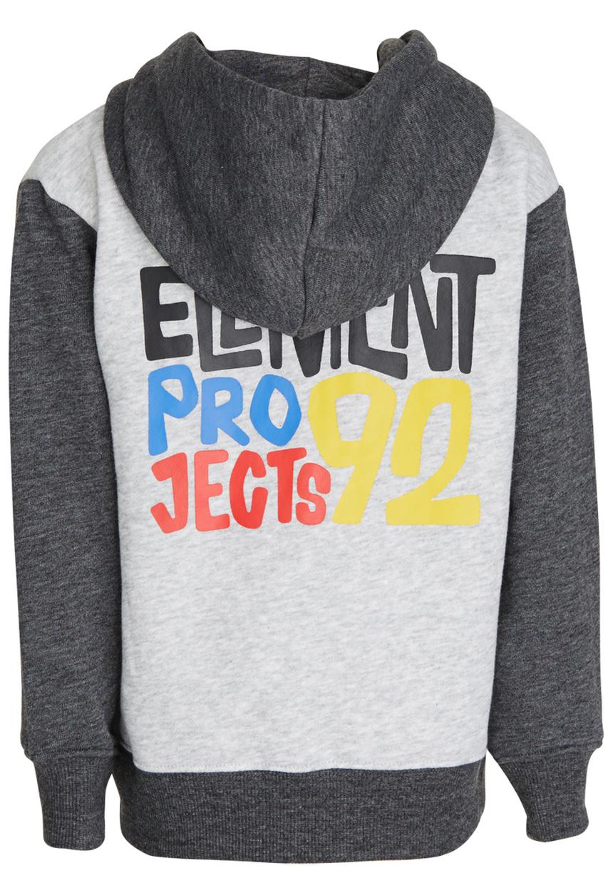 Element - Project Contrast Zip Thru Hood Grey