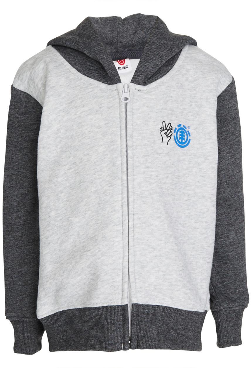 Element - Project Contrast Zip Thru Hood Grey