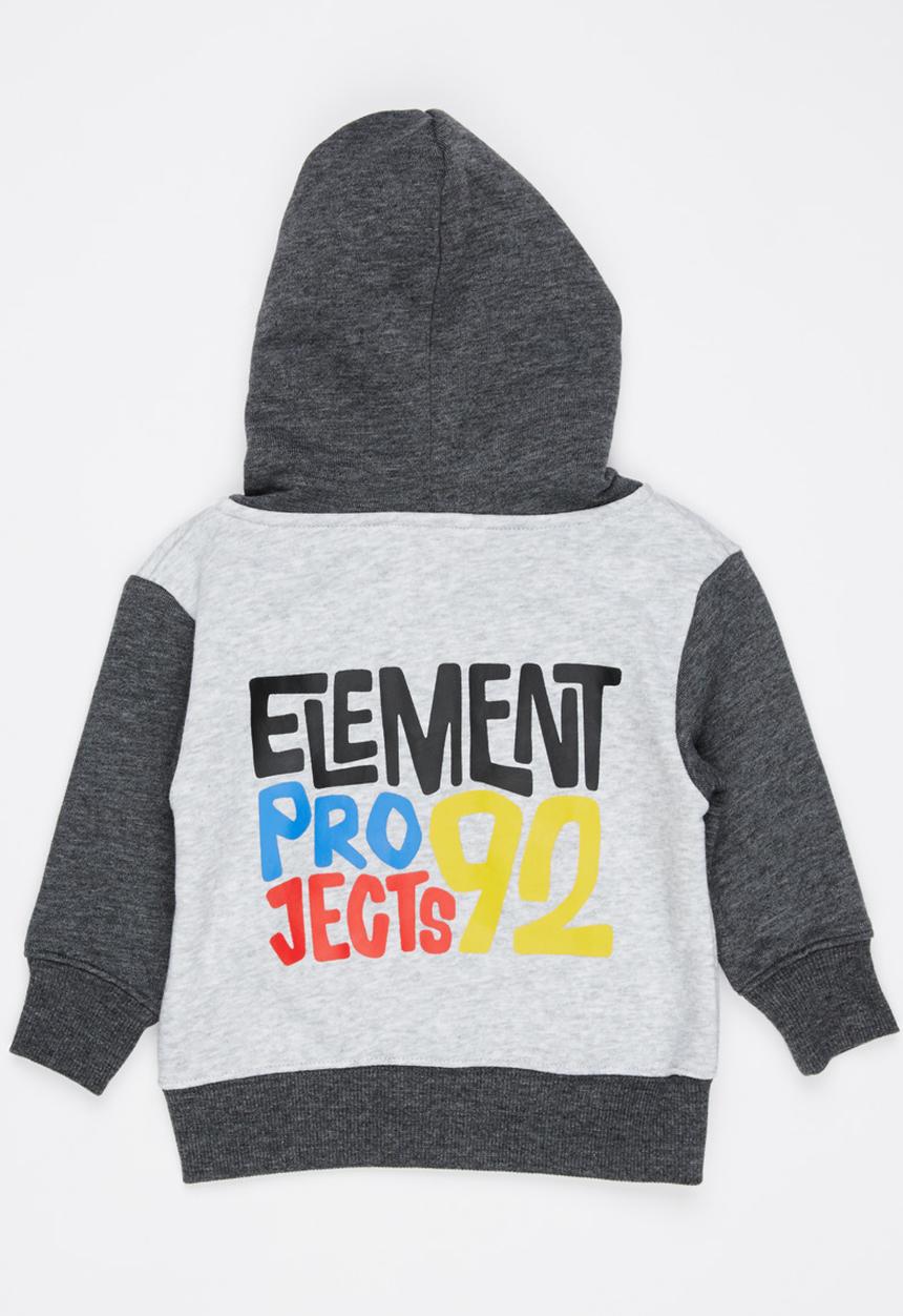 Element - Project Contrast Zip Thru Hood Grey