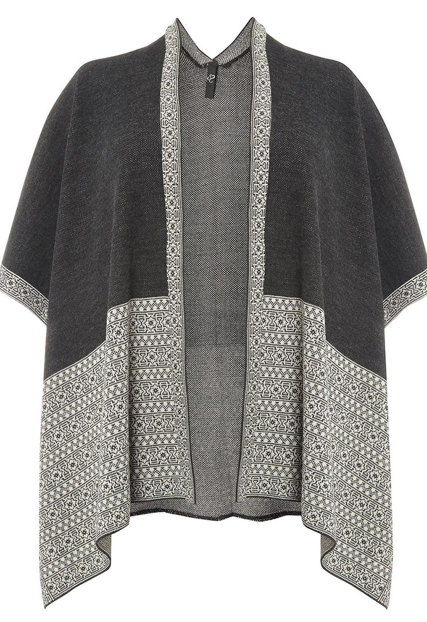 EVANS - Folk Wrap Grey