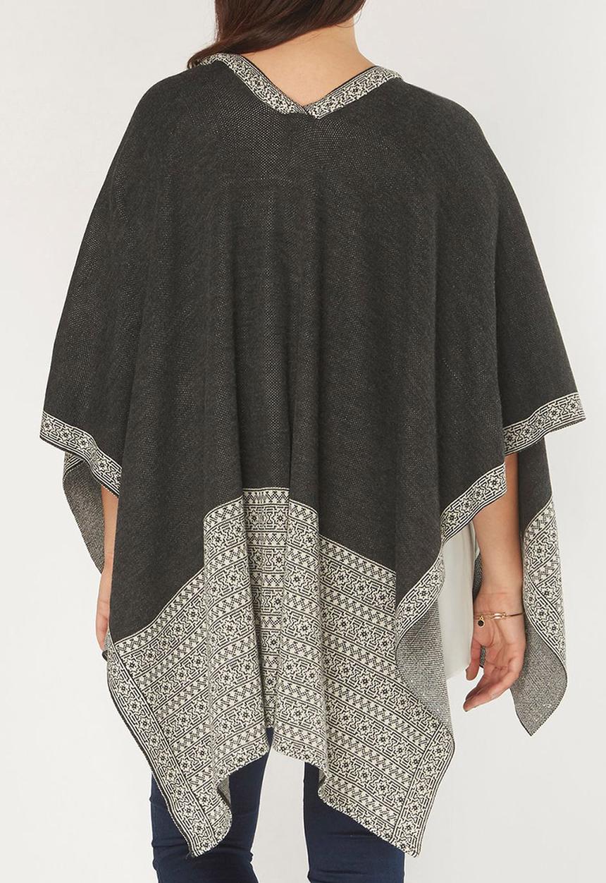 EVANS - Folk Wrap Grey