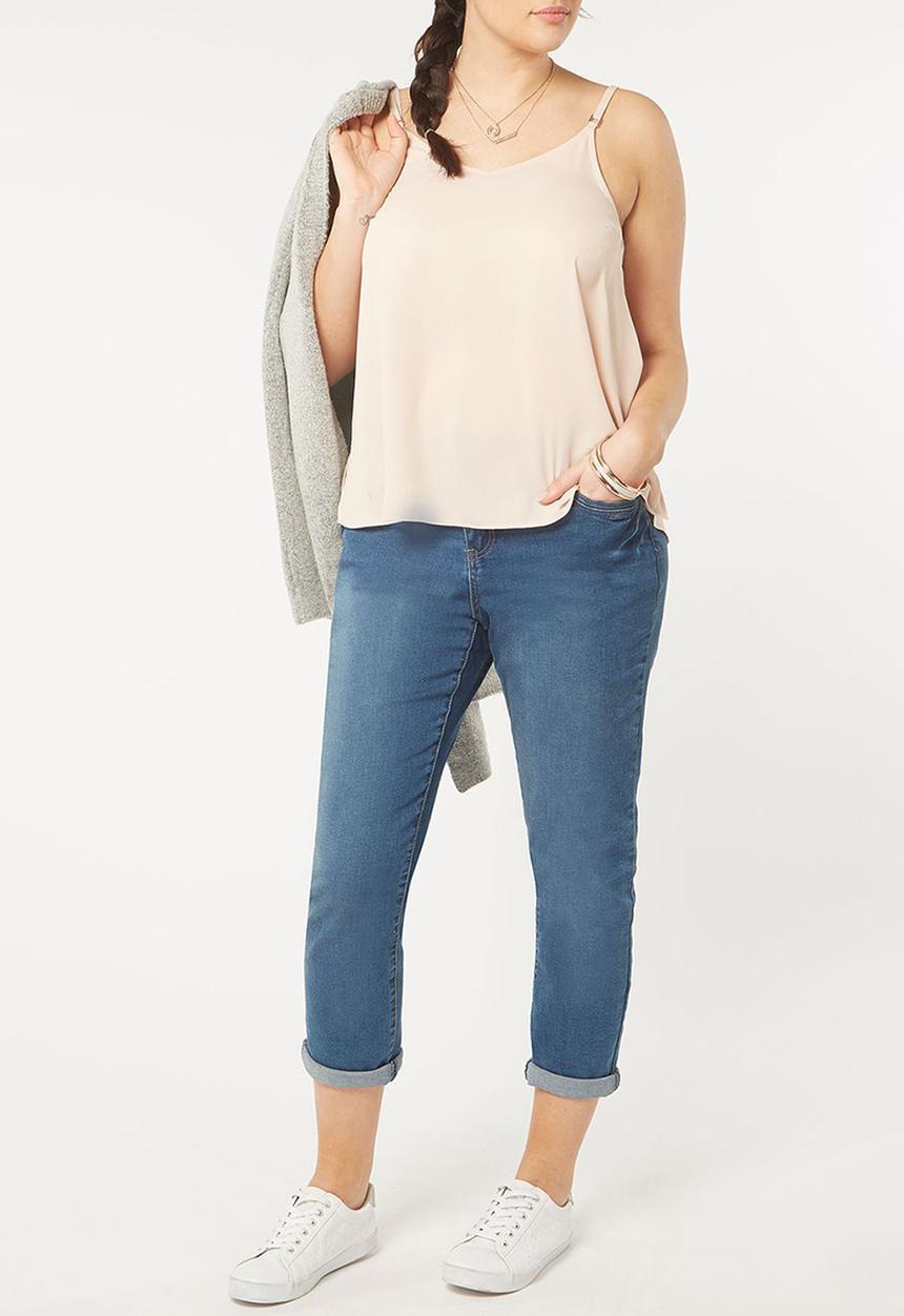 EVANS - Thin Strap Cami Cream