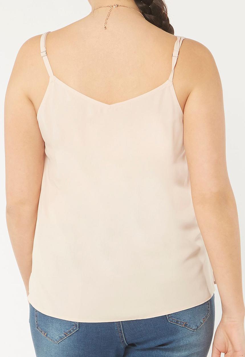 EVANS - Thin Strap Cami Cream