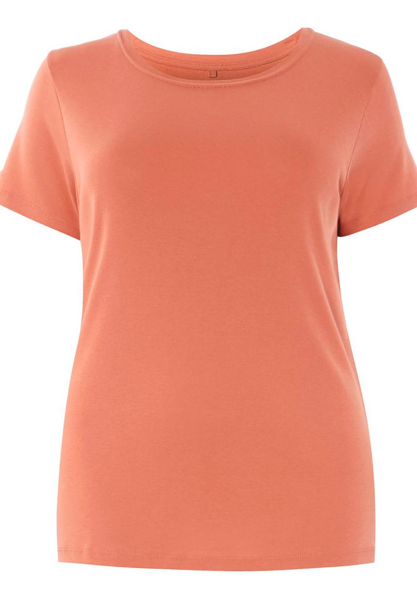 EVANS - Essential Round Neck T-shirt Orange