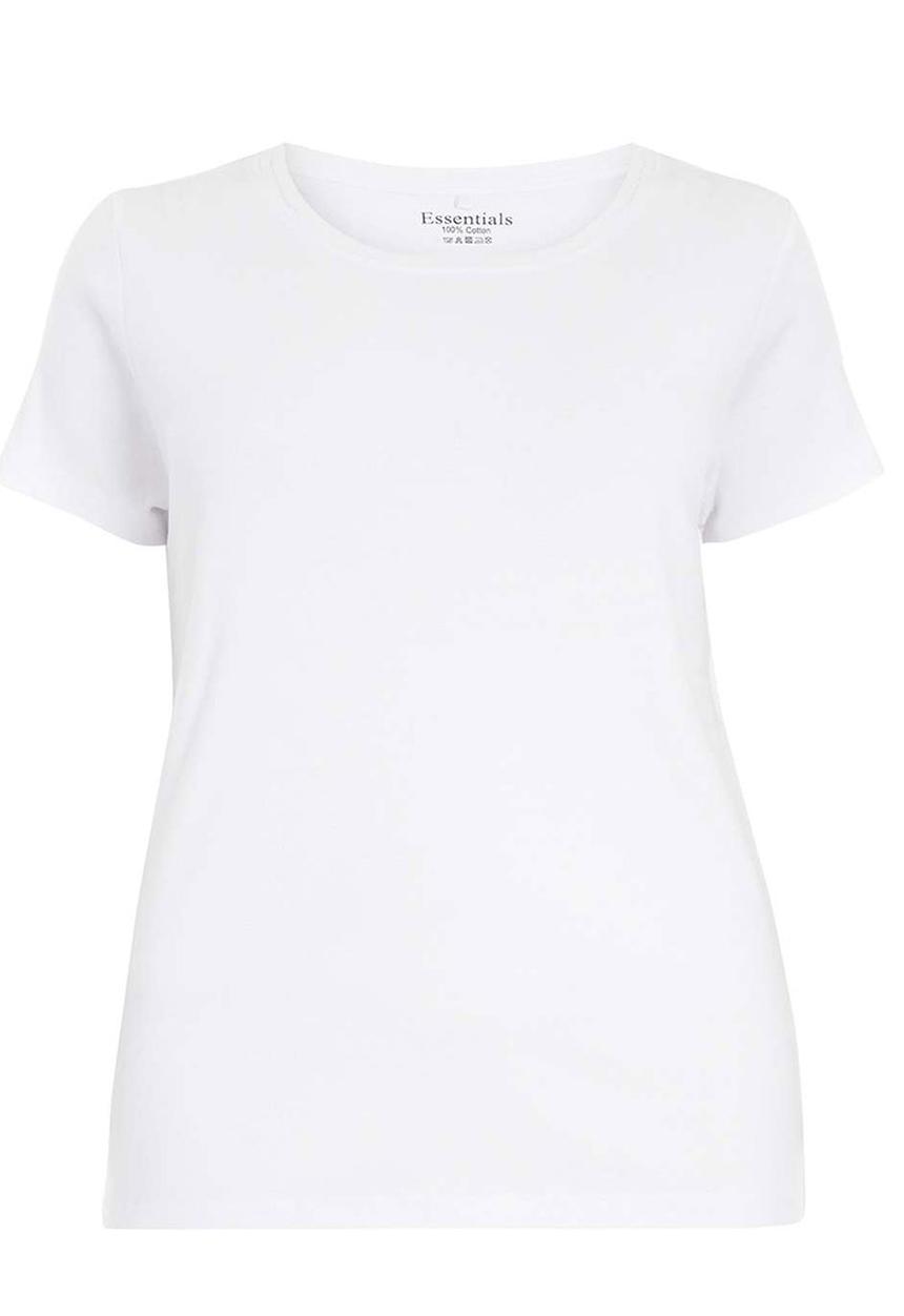 EVANS - Essential Round Neck T-shirt White