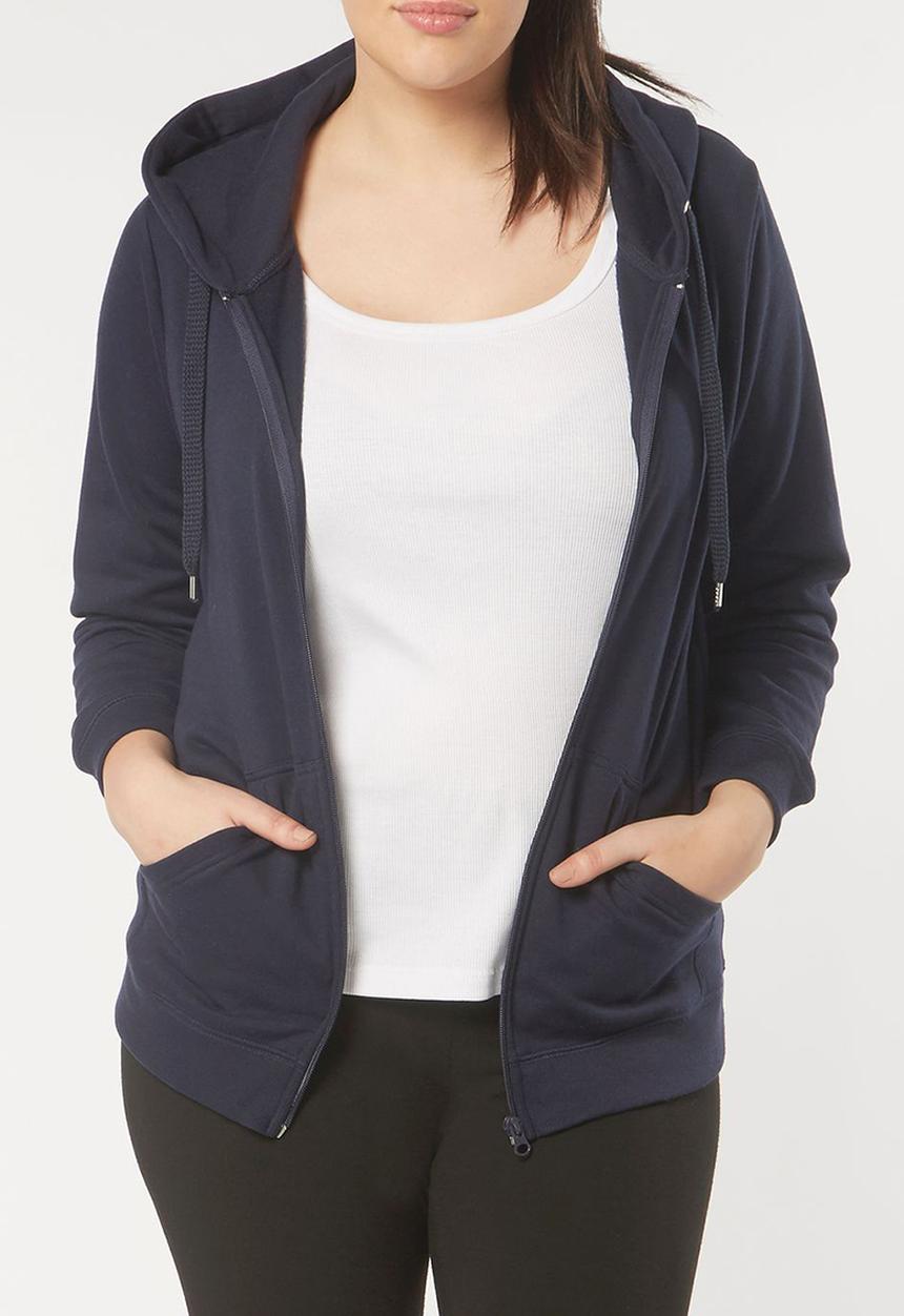 EVANS - Basic Hoody Blue
