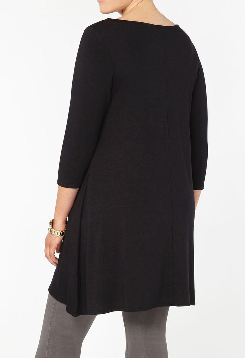 EVANS - Swing Tunic Black