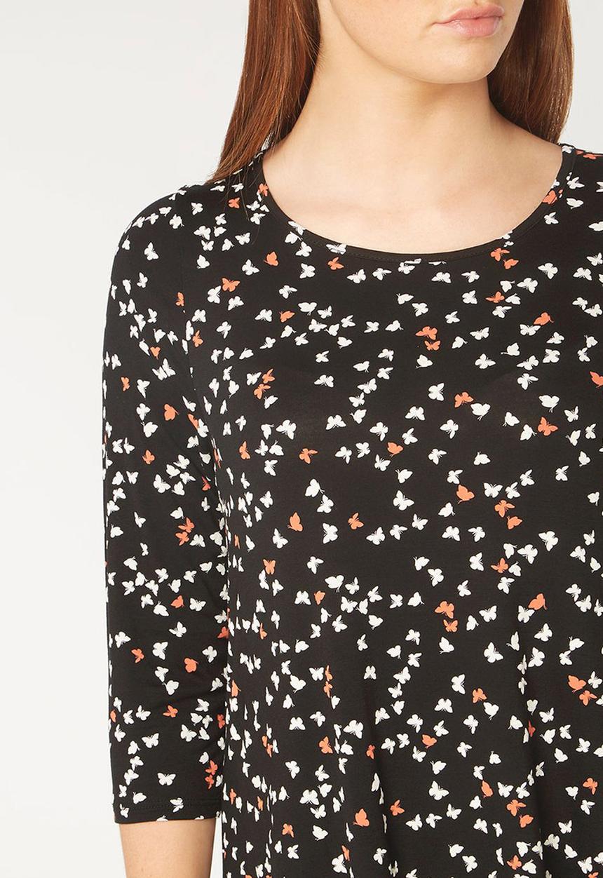EVANS - All-over Print Swing Tunic Multi-colour