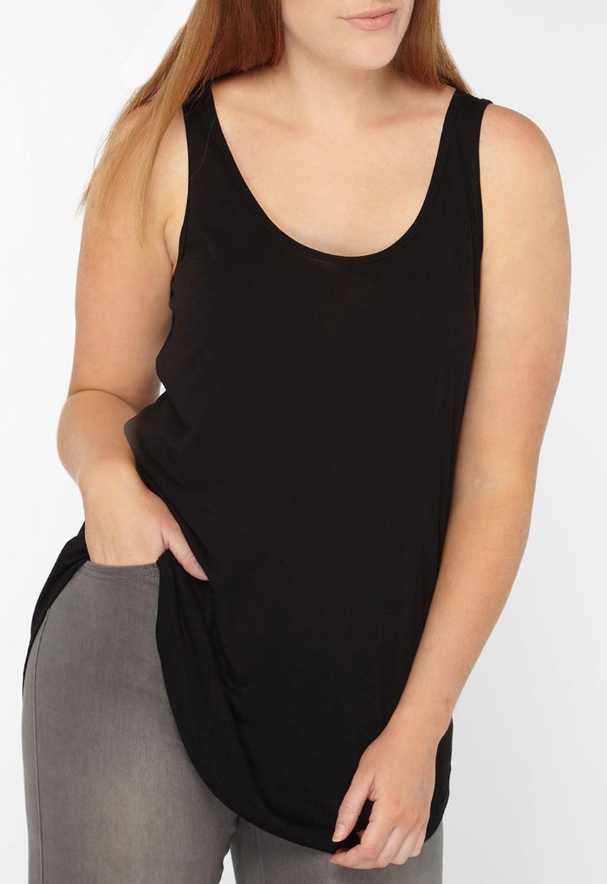 EVANS - Crew Neck Vest Black