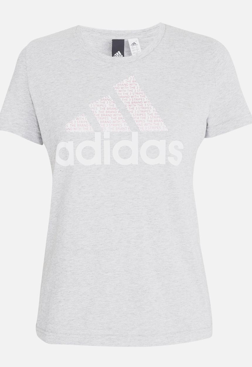 adidas - Foil Text Tee Grey
