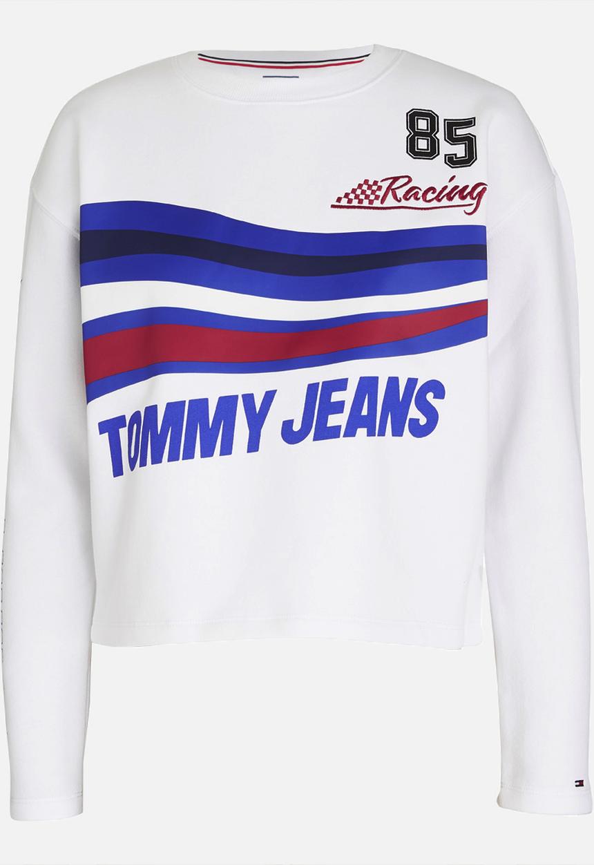 Tommy Hilfiger - Racing Logo Sweatshirt White