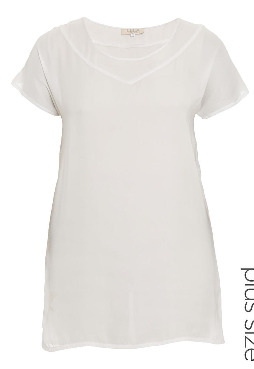 Megalo - Satin tunic White