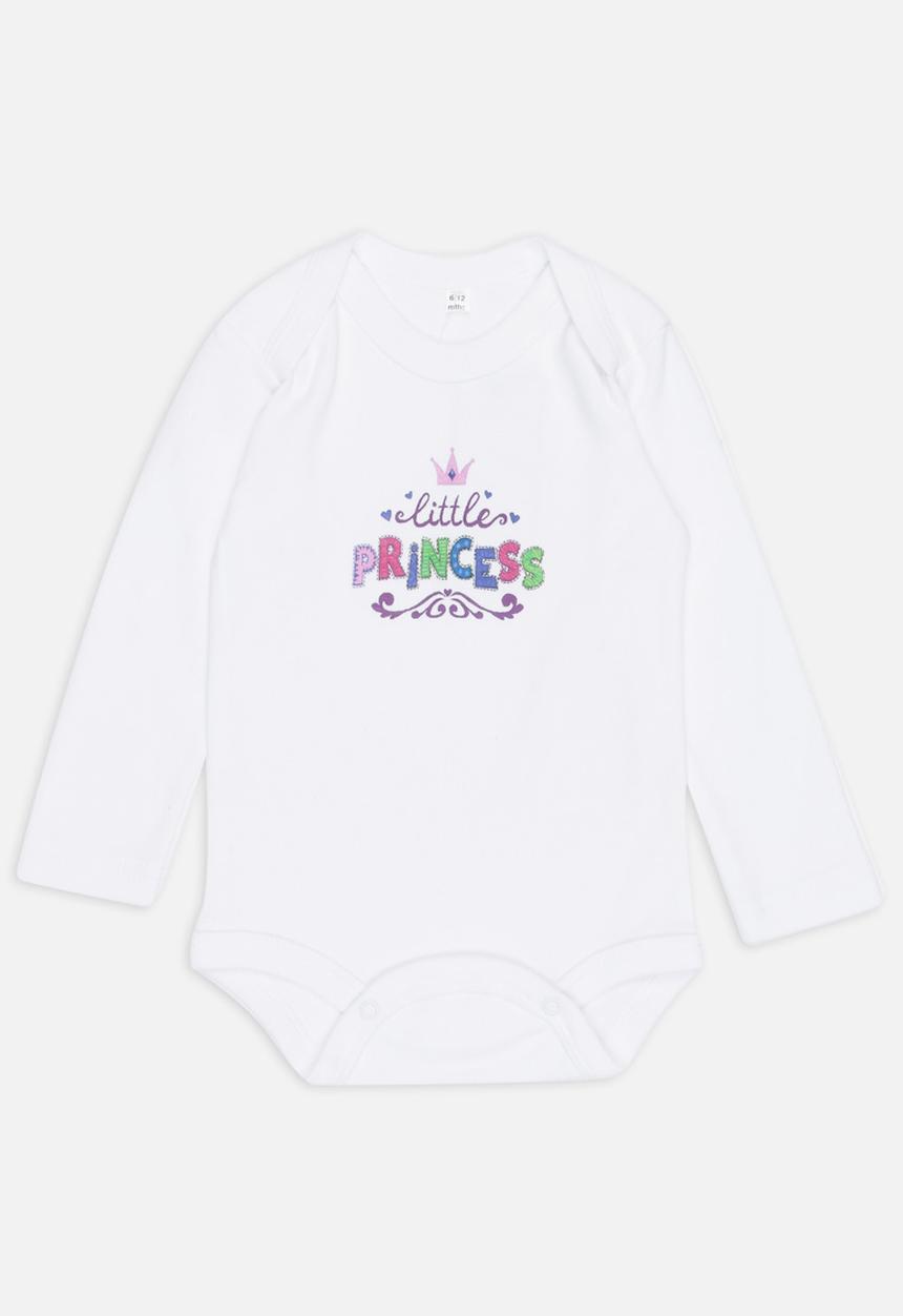 Funky Shop - Slogan Baby Grow White