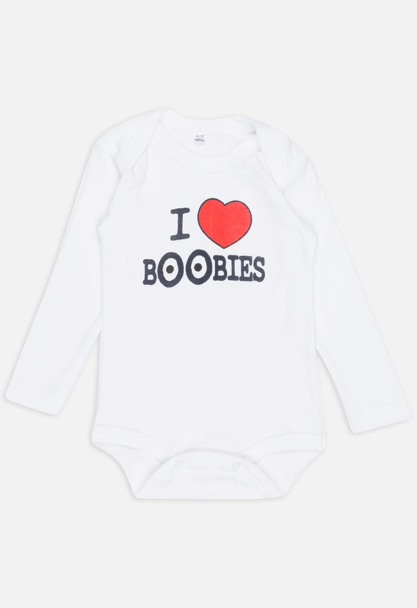 Funky Shop - Slogan Baby Grow White