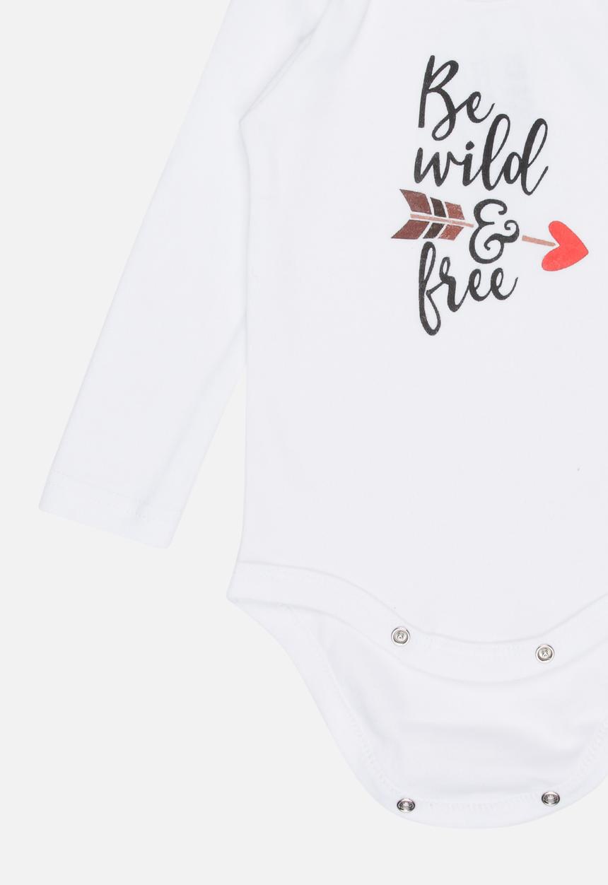 Funky Shop - Be wild baby grow - white
