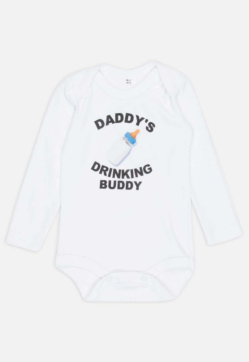 Funky Shop - Slogan Baby Grow White