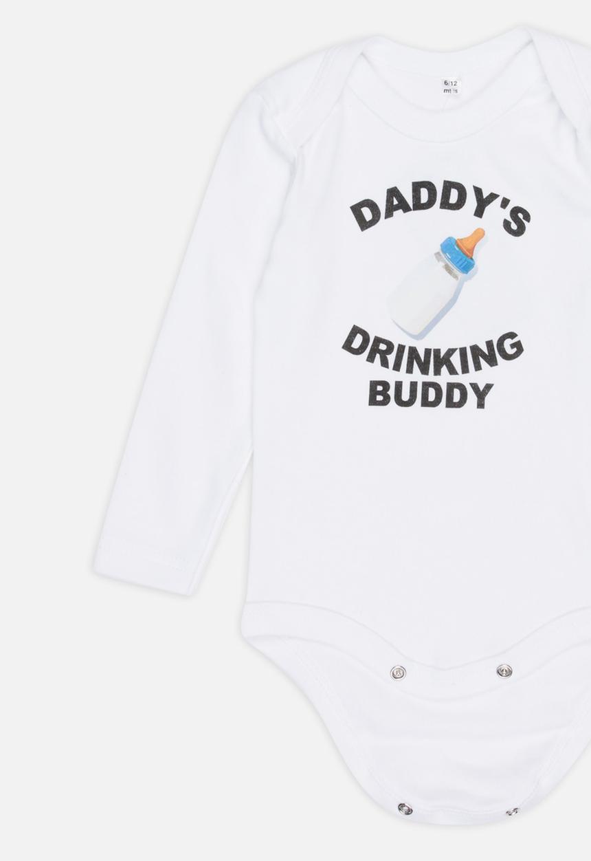 Funky Shop - Slogan Baby Grow White