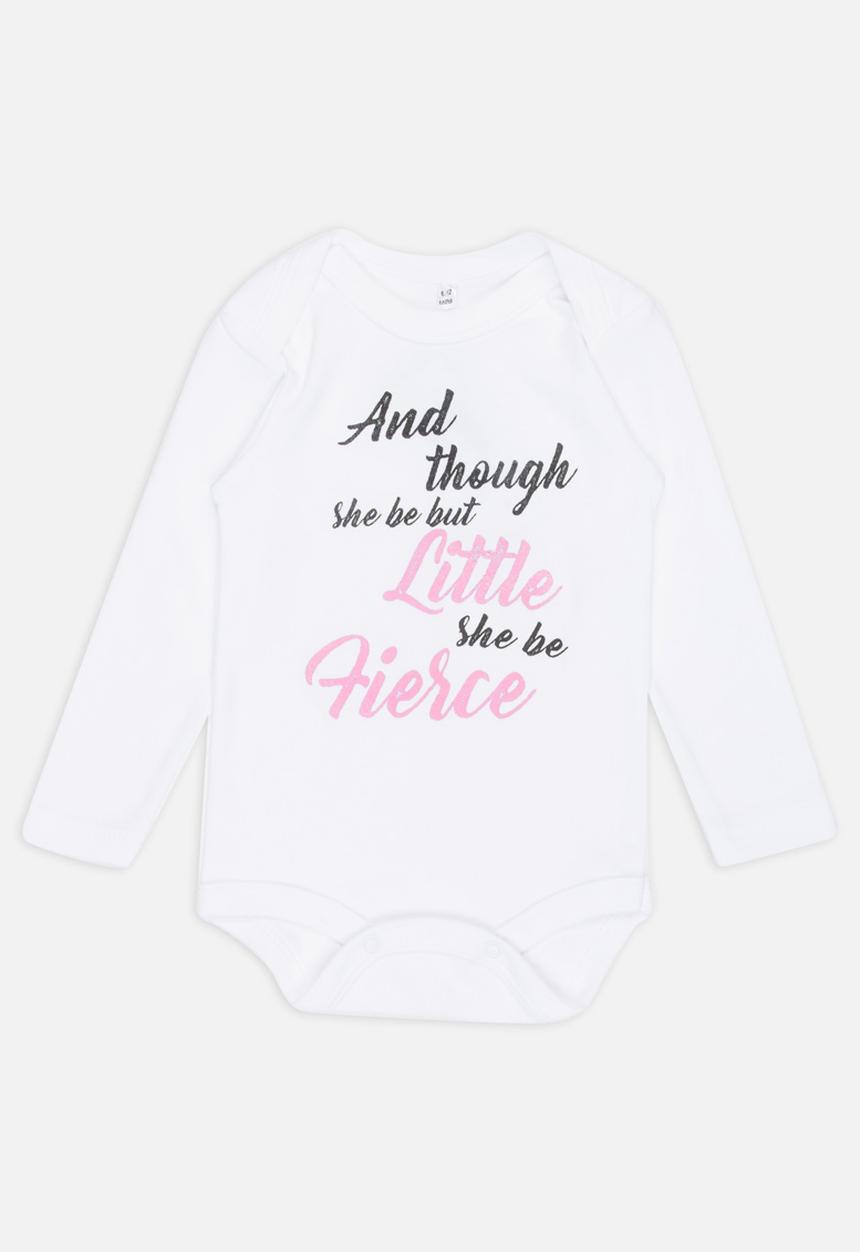 Funky Shop - Slogan Baby Grow White