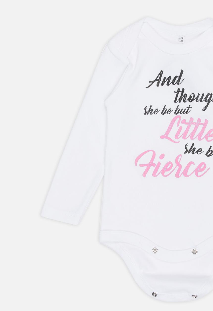 Funky Shop - Slogan Baby Grow White