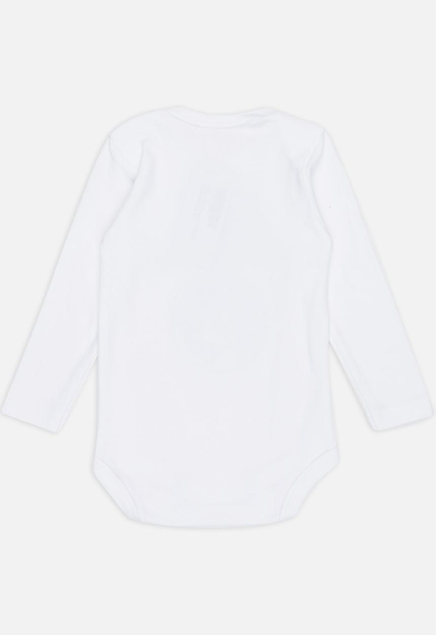 Funky Shop - Potty like a rockstar baby grow - white