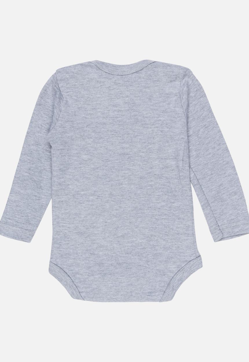 Funky Shop - Slogan Baby Grow Grey Melange