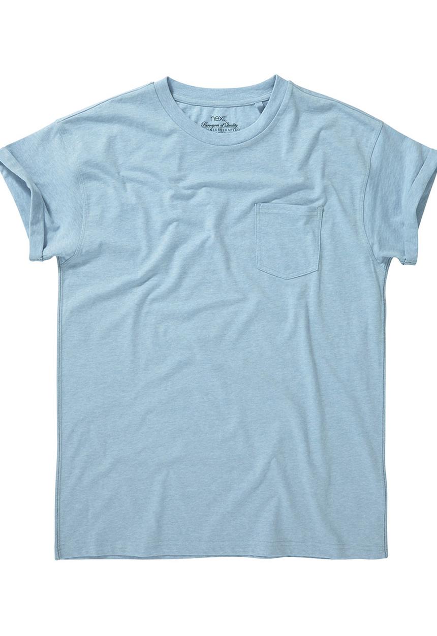 Next - Crew-neck tee Mid Blue