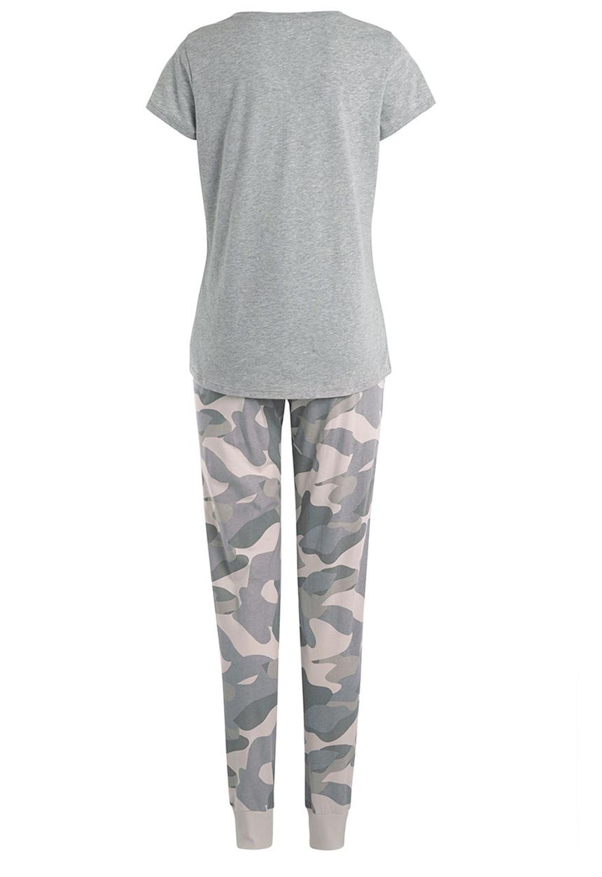 Next - Camo-print pyjamas Grey