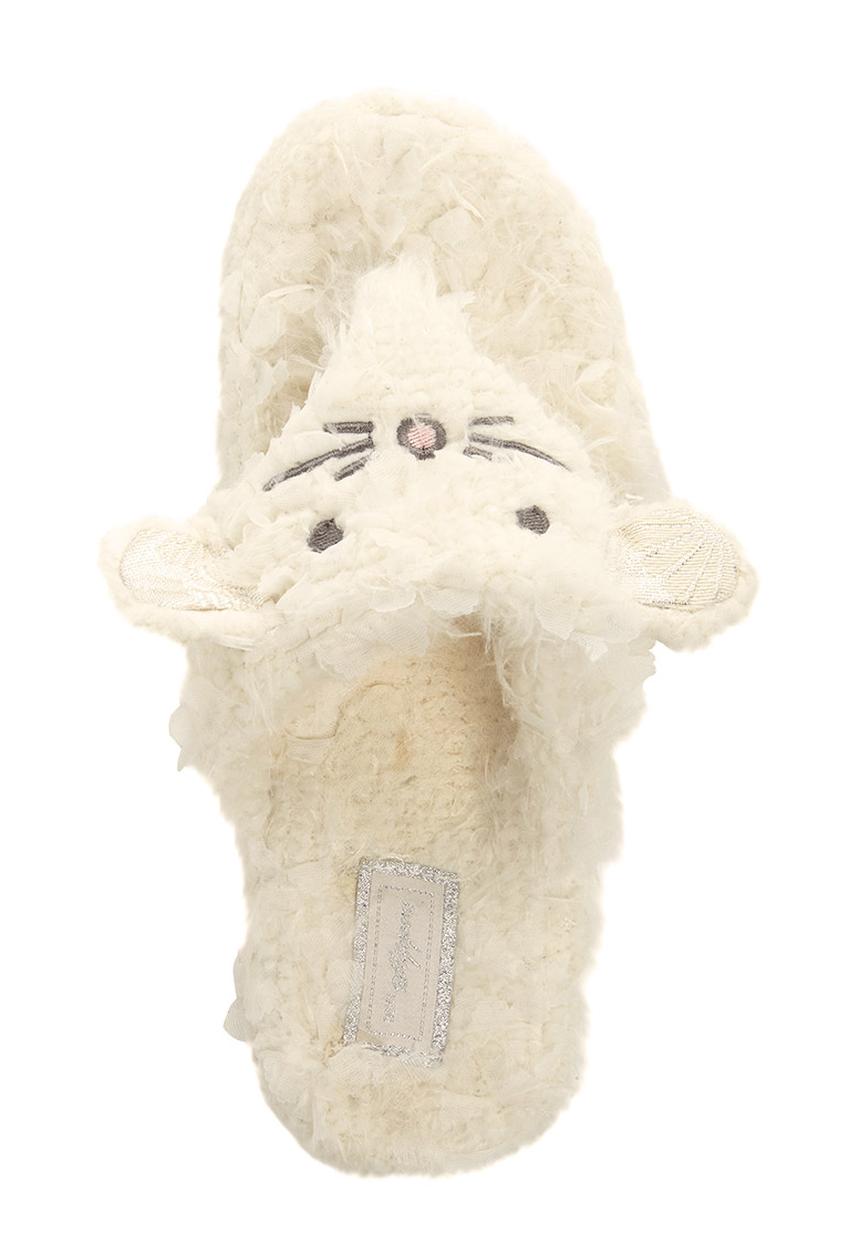 Next - Mouse Thong Slippers Milk