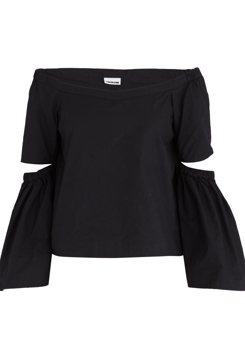 Noisy May - Bronce Cut-out Detail Top Black