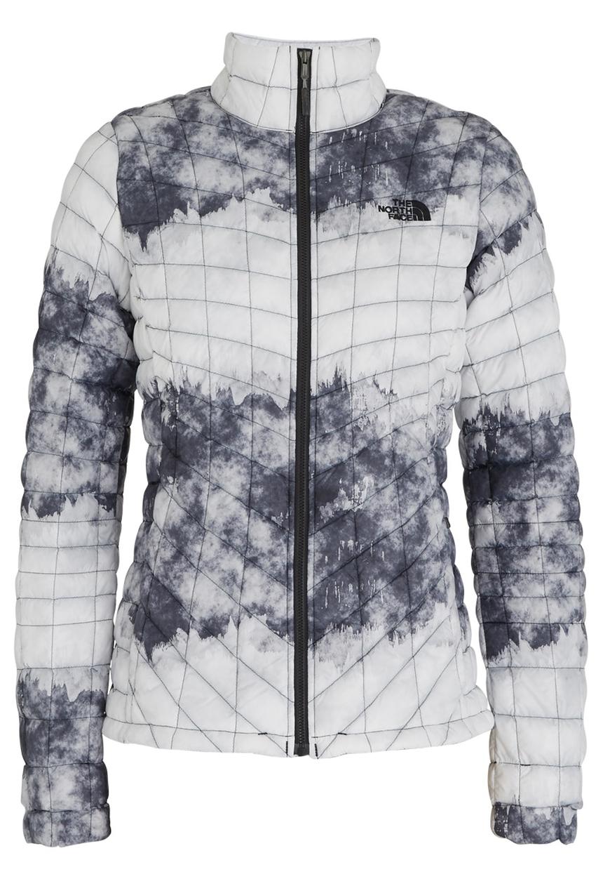 DNU - The North Face - Printed ThermoBall Full Zip Jacket Black and White
