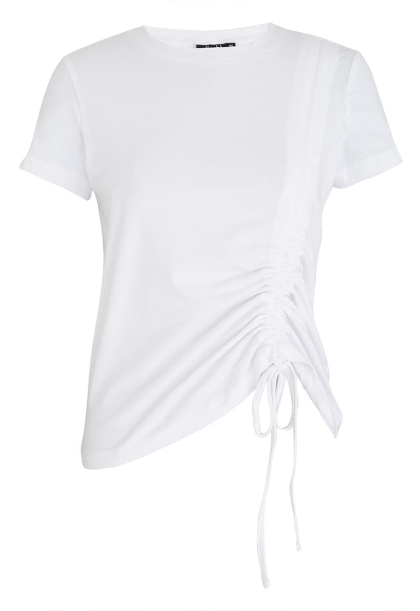c(inch) - Drawcord T-shirt White