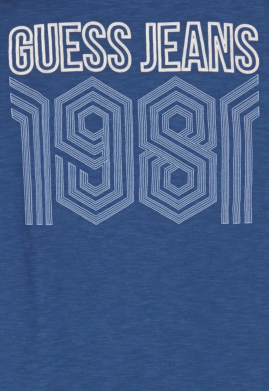 GUESS - 81 Distress Tee Blue