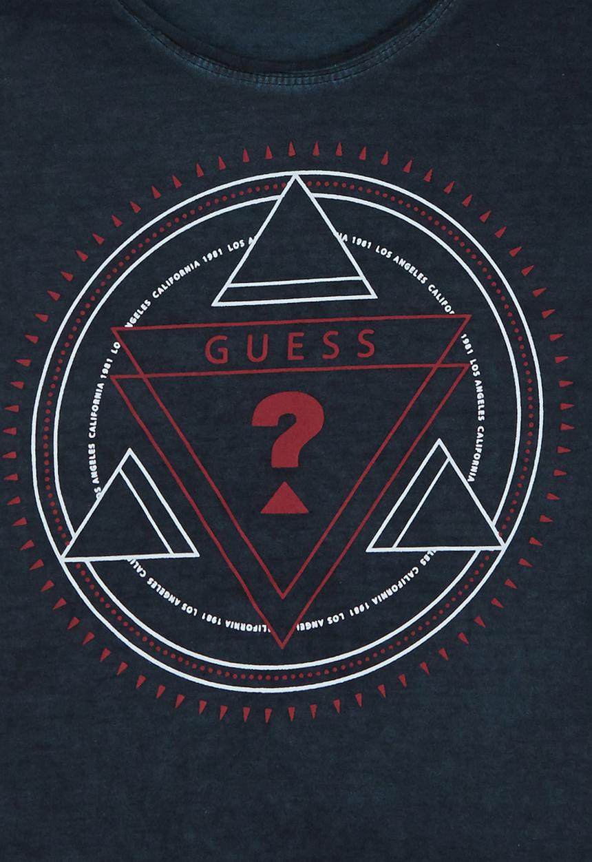 GUESS - Gunner Crew  Tee Black