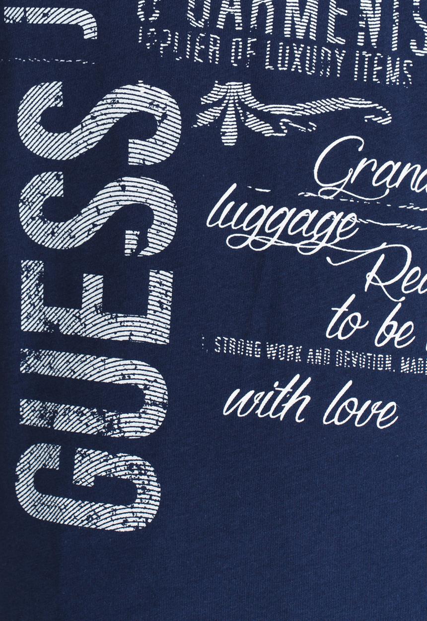 GUESS - Peace Out Tee Dark Blue