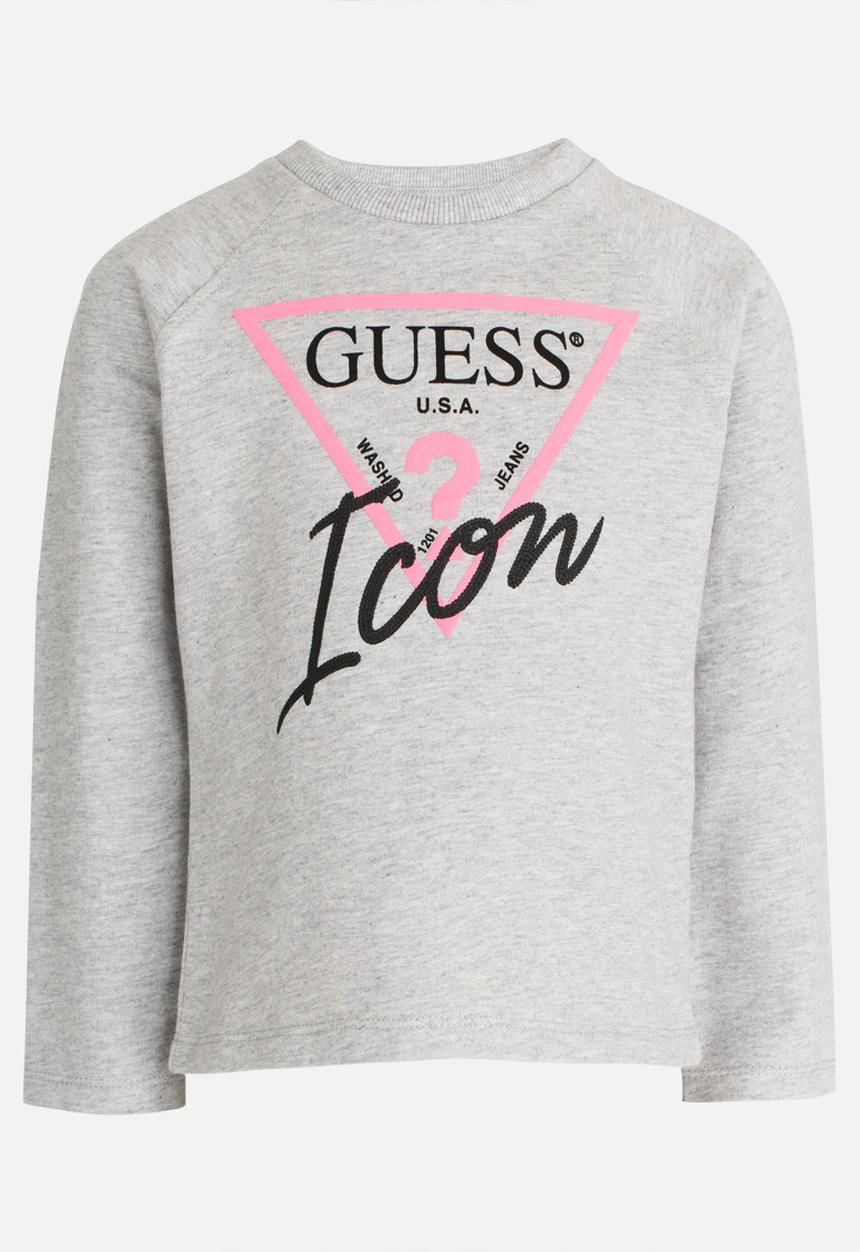 GUESS - Girls Icon Active Top Grey