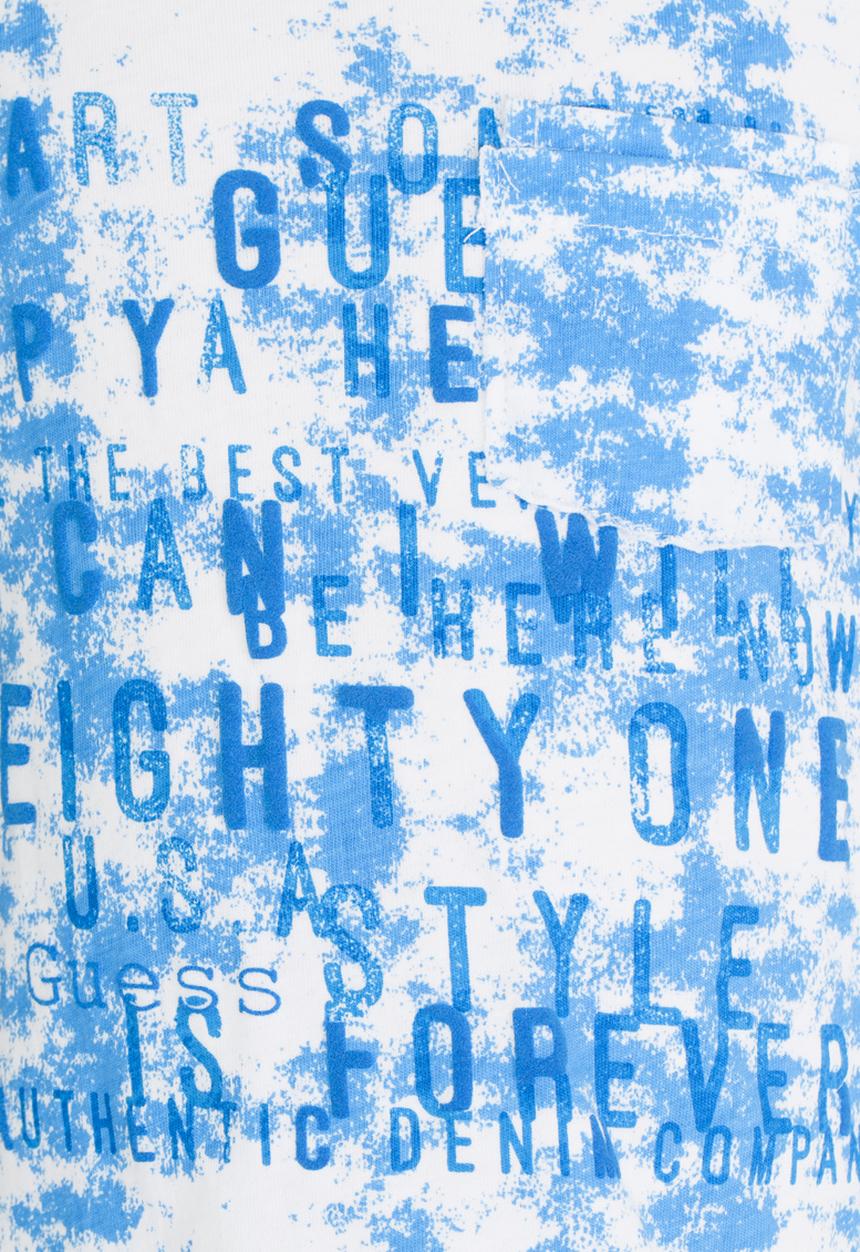 GUESS - Splatter Tee White