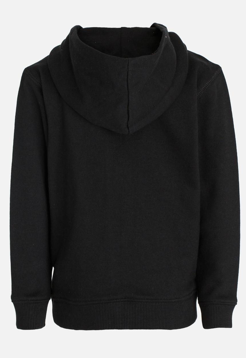 GUESS - Boys Zip Thru Active Hoodie Black