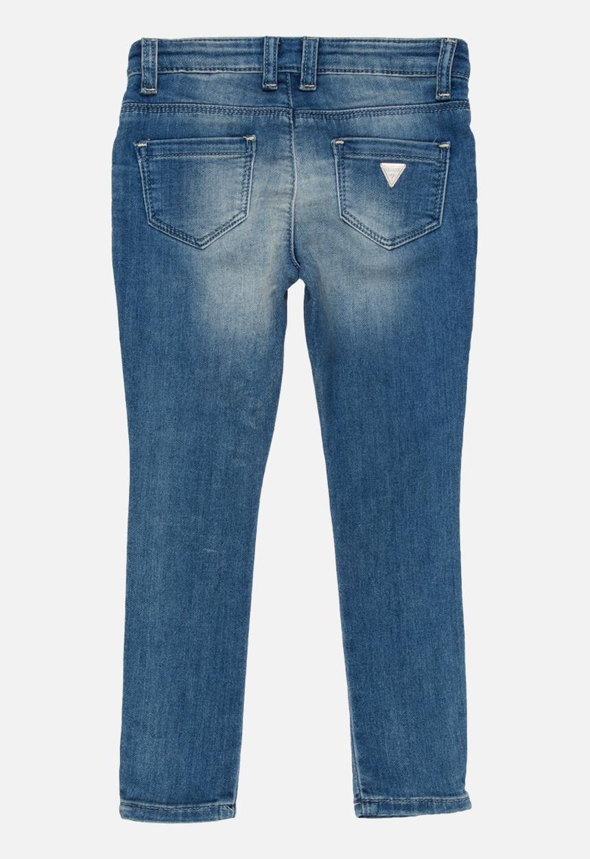 GUESS - Sequin Ripped Blue Skinny