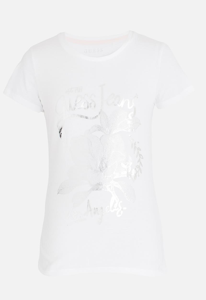 GUESS - Guess Jeans Flower Tee White