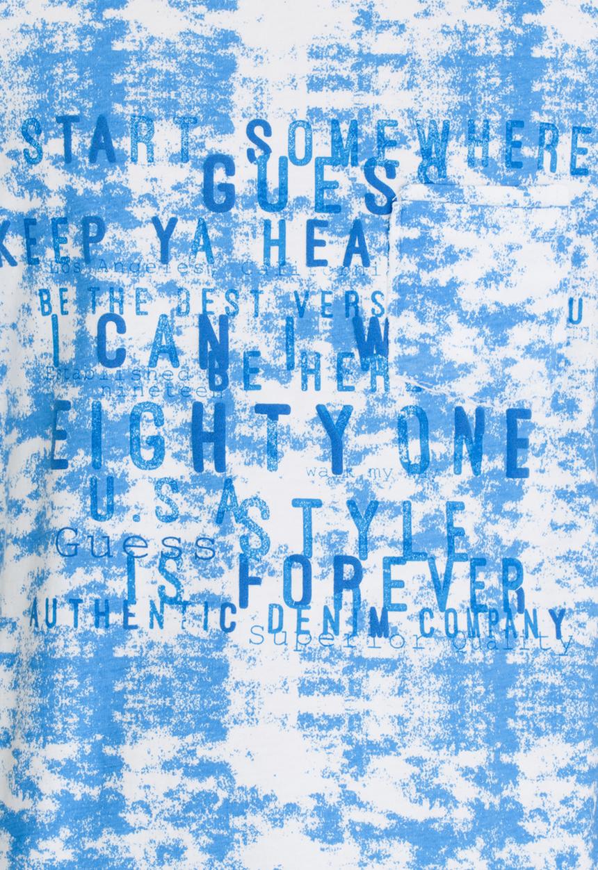 GUESS - Splatter Tee White